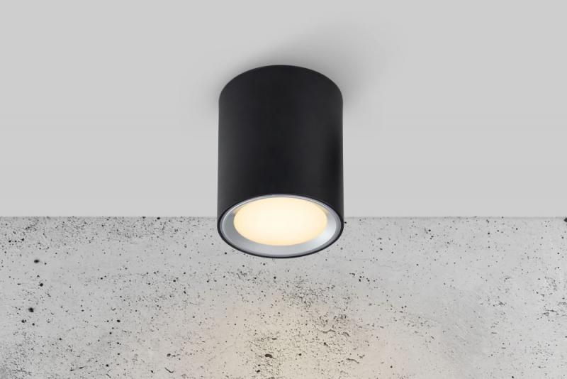 Deckenstahler Fallon in schwarz Long Version von Nordlux